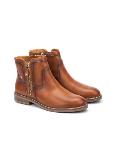 Flat Ankle Boots Leather Aldaya for Woman