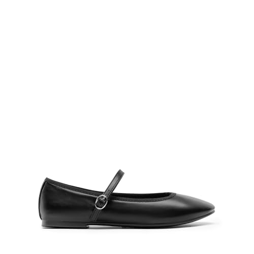 Women's Ballet Flats Mary Jane Shoes, Round Toe Comfortable Dressy Casual Slip-on Work Daily Soft Flat Shoes