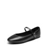 Women's Ballet Flats Mary Jane Shoes, Round Toe Comfortable Dressy Casual Slip-on Work Daily Soft Flat Shoes