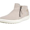 Women's Soft 7 Side Zip Bootie Sneaker, 7.5 US