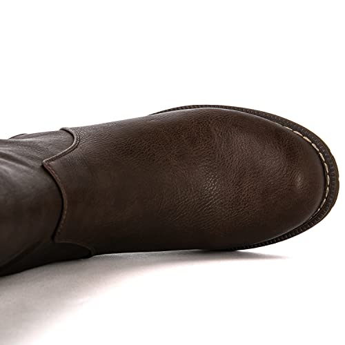 Women's Quilted Knee High Fashion Boots Strappy Boots For Women