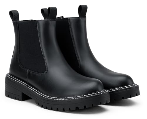 Women's 9605 Chelsea Ankle Boots Slip on Short Booties