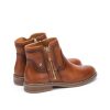 Flat Ankle Boots Leather Aldaya for Woman