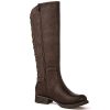 Women's Quilted Knee High Fashion Boots Strappy Boots For Women