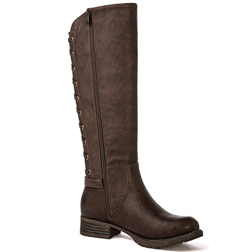 Women's Quilted Knee High Fashion Boots Strappy Boots For Women