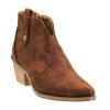 Hey Girl Womens Closing Time Bootie - Featuring A Chic Western Style Stitching, A 2.5-Inch Heel, and Comfortable Insoles for