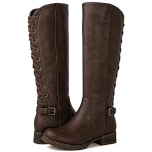 Women's Quilted Knee High Fashion Boots Strappy Boots For Women