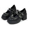 Kawii Shoes Bow Pearl Heels Lolita Platform Heels for Women Lace Cute Mary Janes Pumps