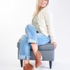 Hey Girl Womens Closing Time Bootie - Featuring A Chic Western Style Stitching, A 2.5-Inch Heel, and Comfortable Insoles for