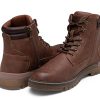 Mens Boots Fashion Casual Boot Hiking Zipper Chukka Boots for Men