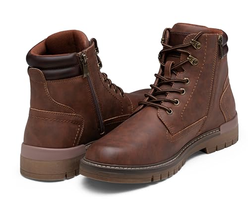Mens Boots Fashion Casual Boot Hiking Zipper Chukka Boots for Men