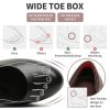 Womens Mary Jane Dress Shoes Chunky Low Block Heels 7CM Closed Toe Work Platform Pumps Dressy Orthopedic for Business Flight