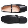 Womens Square Toe Ballet Flats Comfortable Mary Jane Shoes Dressy Casual Slip-On Ballerina Walking Flat Shoes