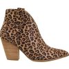 Hey Girl Womens Bar Hoppin 3.5-Inch Stacked Heel Booties, With Corkys Soft EVA insoles, An Inside zip For Easy On And Off, and