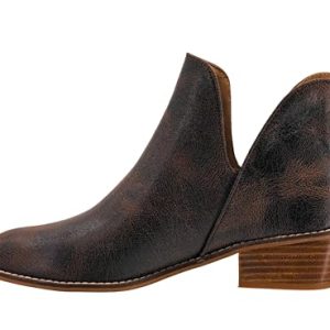 Womens Vanish Booties - Featuring Corkys Soft EVA Insoles, A 1.75-Inch Heel, and Back Zipper - Stylish and Comfortable for