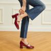 Mary Jane Shoes Women, Chunky Mary Janes Heels for Women Shoes Dressy Casual, Dress Shoes for Women Block Heels Closed Toe Mary