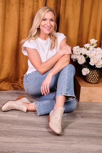 Womens Vanish Booties - Featuring Corkys Soft EVA Insoles, A 1.75-Inch Heel, and Back Zipper - Stylish and Comfortable for