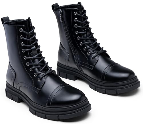 Men's Boots Fashion High Top Motorcycle Boots Waterproof Boots for Men