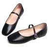 Womens Square Toe Ballet Flats Comfortable Mary Jane Shoes Dressy Casual Slip-On Ballerina Walking Flat Shoes