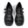 Kawii Shoes Bow Pearl Heels Lolita Platform Heels for Women Lace Cute Mary Janes Pumps