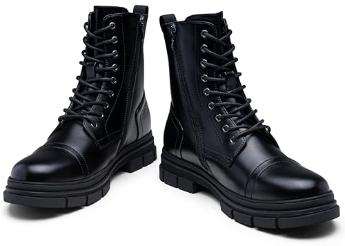Men's Boots Fashion High Top Motorcycle Boots Waterproof Boots for Men