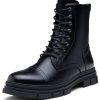 Men's Boots Fashion High Top Motorcycle Boots Waterproof Boots for Men