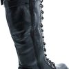 Mango 27 Womens Knee High Buckle Riding Boots