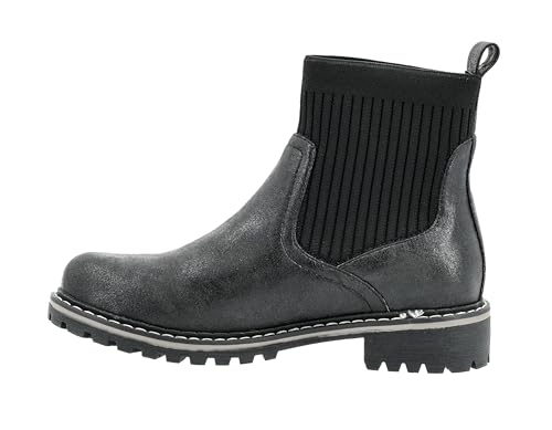 Womens Cabin Fever Bootie - Featuring a Sock Top Upper, A Lug Outsole with a 1-Inch Heel, Comfortable and Cushioned Insoles For