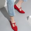 Women's Flats Shoes Comfortable Slip On Shoes Classic Dressy Pointed Toe Bow Knit Ballet Flat