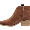 Hey Girl Womens Closing Time Bootie - Featuring A Chic Western Style Stitching, A 2.5-Inch Heel, and Comfortable Insoles for