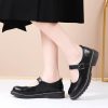 Mary Jane Shoes Women Mary Janes for Women Flats Oxford Round Toe Non-Slip Casual Shoes Comfortable Dress Shoes Cute School