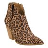 Hey Girl Womens Bar Hoppin 3.5-Inch Stacked Heel Booties, With Corkys Soft EVA insoles, An Inside zip For Easy On And Off, and