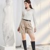 Stiletto High Heel Knee High Boots for Women with Square Toe Side Zipper Fashion Tall Long Boots