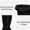 Women’s Thigh High Over The Knee Boots Suede Fashion Long 3.5 Inch Heel Boots with Zipper
