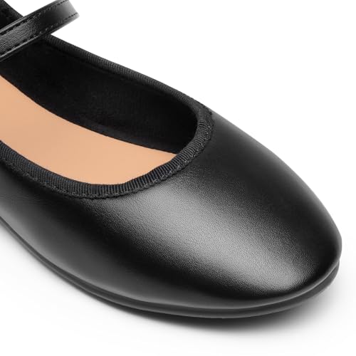 Women's Ballet Flats Mary Jane Shoes, Round Toe Comfortable Dressy Casual Slip-on Work Daily Soft Flat Shoes