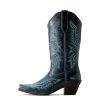 Women's Round Up Collins Western Boot, Fresh Denim, 8.5