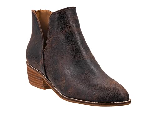 Womens Vanish Booties - Featuring Corkys Soft EVA Insoles, A 1.75-Inch Heel, and Back Zipper - Stylish and Comfortable for