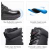 Men's Military Tactical Combat Boots Side Zipper Work Motorcycle Boots 8 inch