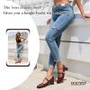 Women's Mary Jane Heels - Chunky Block Heel Pumps with Square Toe & Buckle Straps, Comfortable Dress Shoes for Wedding, Office,
