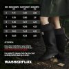 Wasserflux Women’s Mid-Calf Rain Boots – Waterproof Foldable Rubber Boots with Adjustable Cuff, Anti-Slip Sole, Lightweight for