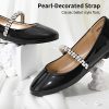 Girls Mary Jane Dress Shoes Ballerina Flats for Wedding, Party (Toddler/Little Kid/Big Kid)