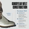 Cowboy Boots Men Western Square Steel Toe Botas Vaqueras