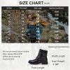 Women's 903 Combat Ankle Boots, Lace up Comfortable Booties Low Heel
